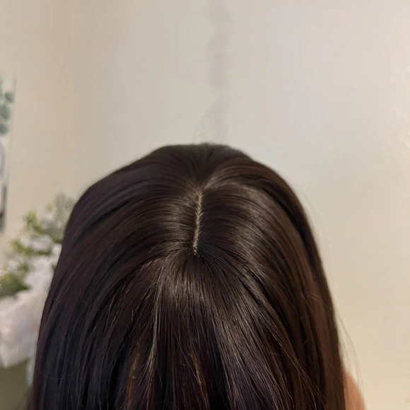 NEW! RICH DARK BROWN |  Short Wig With Bangs 16” - Picture 4 of 11